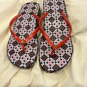 Tory Burch - wedge flip flops size 9 NEW  #17